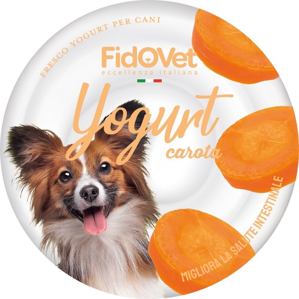 Йогурт для собак Fidovet 25 г - морква