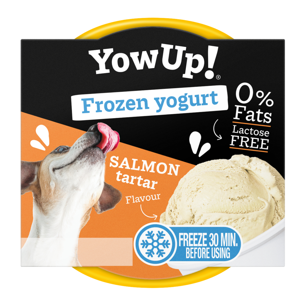 Йогурт для собак YowUp Frozen Yogurt Salmon Tartar 110 г - тартар з лосося Йогурт для собак YowUp Frozen Yogurt Salmon Tartar 110 г - тартар з лосося