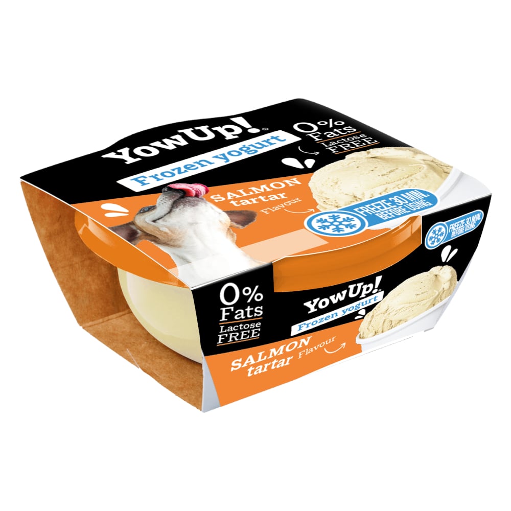 Йогурт для собак YowUp Frozen Yogurt Salmon Tartar 110 г - тартар з лосося Йогурт для собак YowUp Frozen Yogurt Salmon Tartar 110 г - тартар з лосося