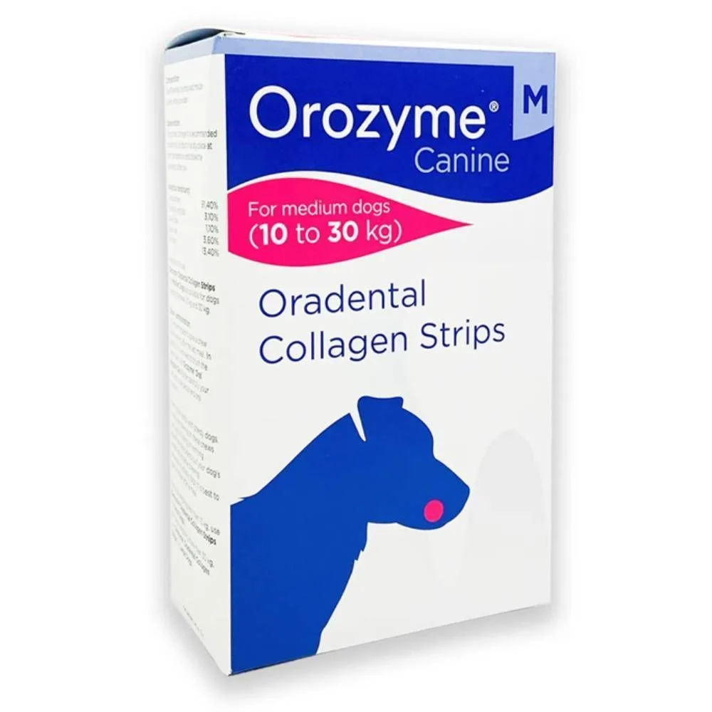 Жувальні смужки для собак Orozyme гігієна ротової порожнини M, 141 г Жувальні смужки для собак Orozyme гігієна ротової порожнини M, 141 г